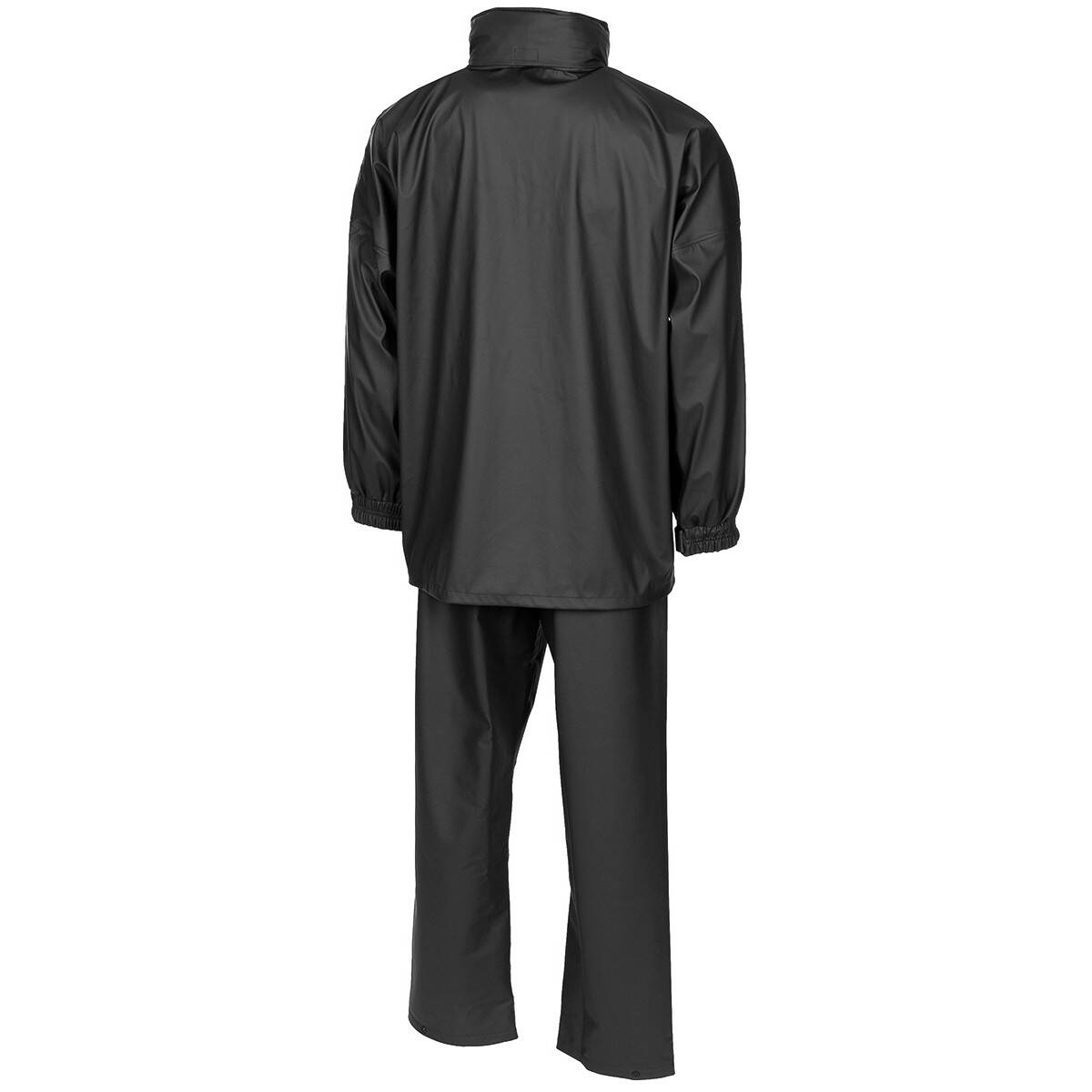 Piece Rain Suit Premium Black Mfh Black Apparel Wet Weather