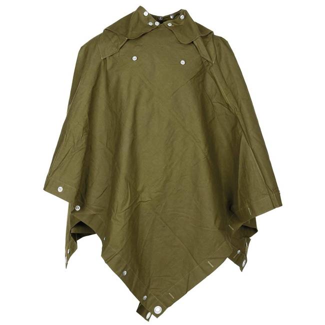 canvas poncho