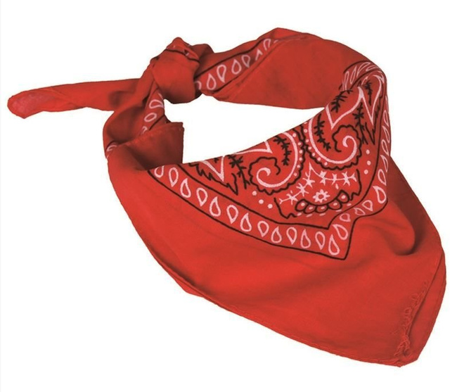 BANDANA - MIL-TEC® - 54.5 x 54.5 CM - RED WESTERN Red Western | Apparel ...