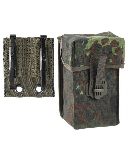 GERMAN G3 MAGAZINE POUCH WITH ADAPTER - MIL-TEC® - FLECKTARN WITH ...