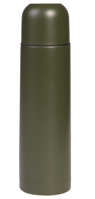 MFH 1 Liter Vacuum Thermos Bottle olive