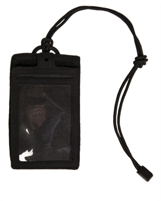 BADGE HOLDER - ID CARD HOLDER - BLACK Black | Trekking \ Accessories ...