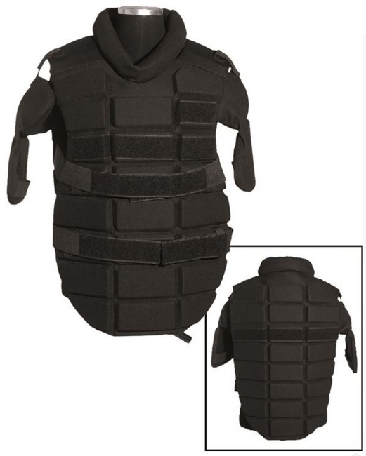 BLACK ANTI RIOT CHEST PROTECTOR | Police, EMS & Fire \ Jandarmeria IGJR ...