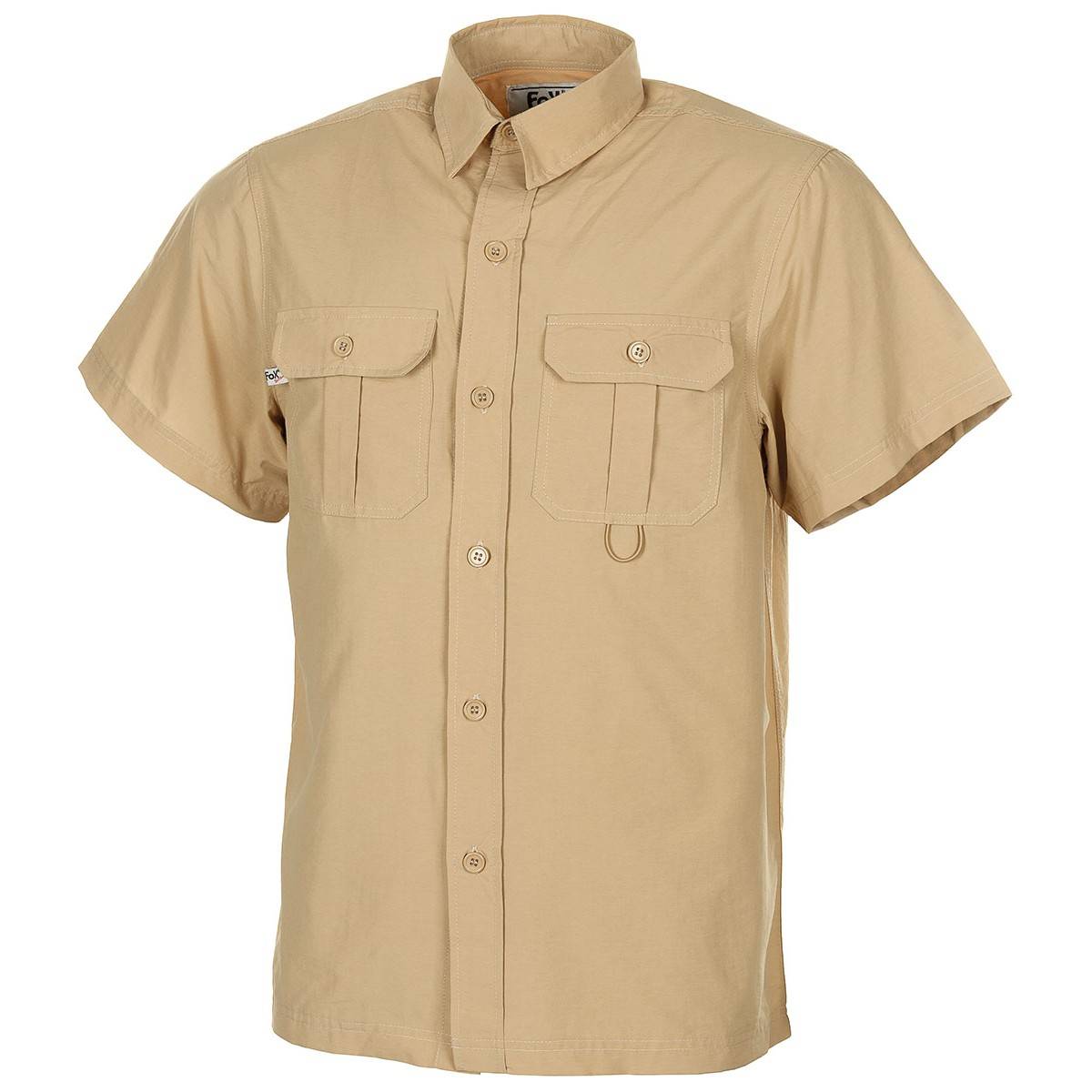 Outdoor Shirt, short sleeves, Khaki