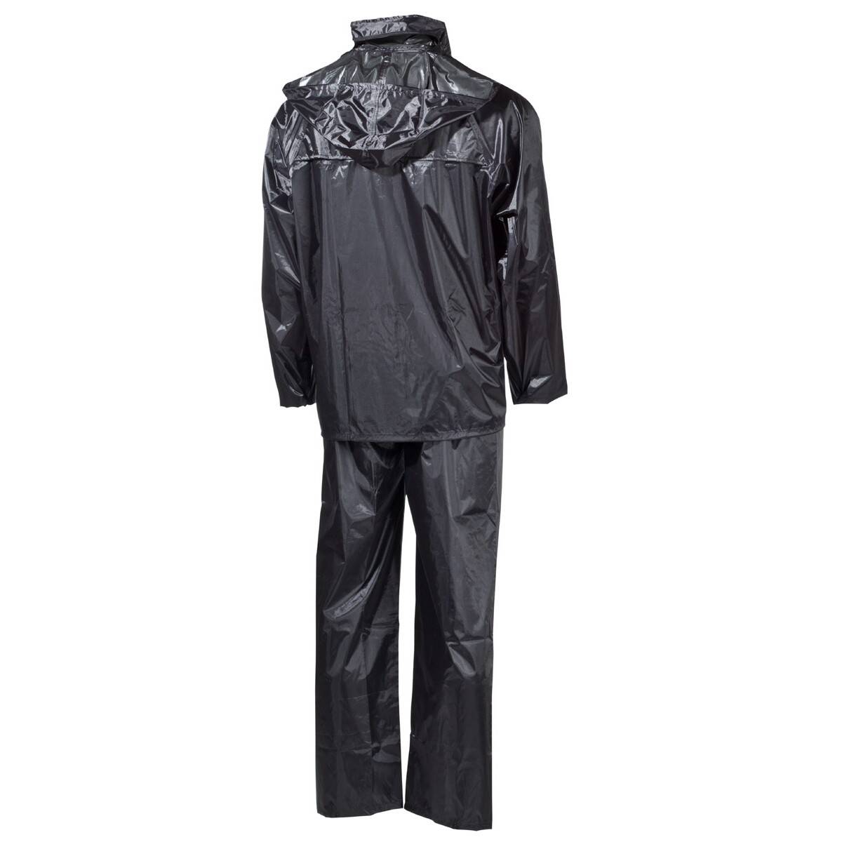 2-PIECE RAIN SUIT, BLACK - MFH Black | Apparel \ Wet Weather Wear \ Wet ...