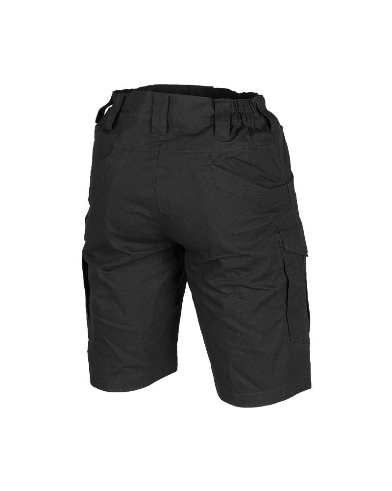 COTTON ASSAULT SHORTS RIPSTOP - MIL-TEC® - BLACK Black | Apparel ...