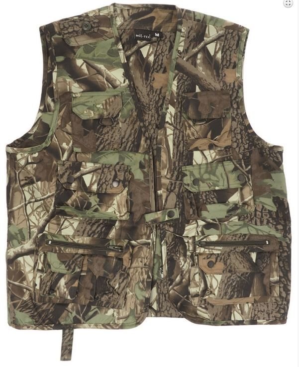 Hunting Camo HUNTING AND FISHING VEST