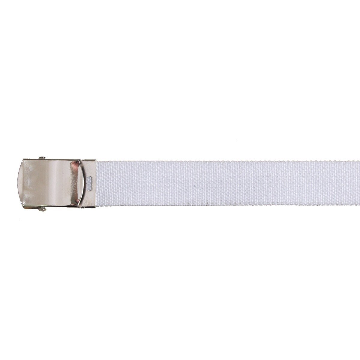 Web Belt , 30 mm, white, silver metal buckle White | Apparel \ Belts ...