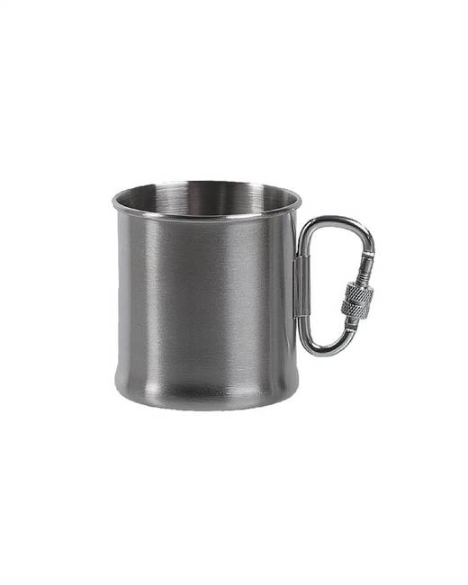 250ML S/STEEL KARABINER CUP - MILTEC