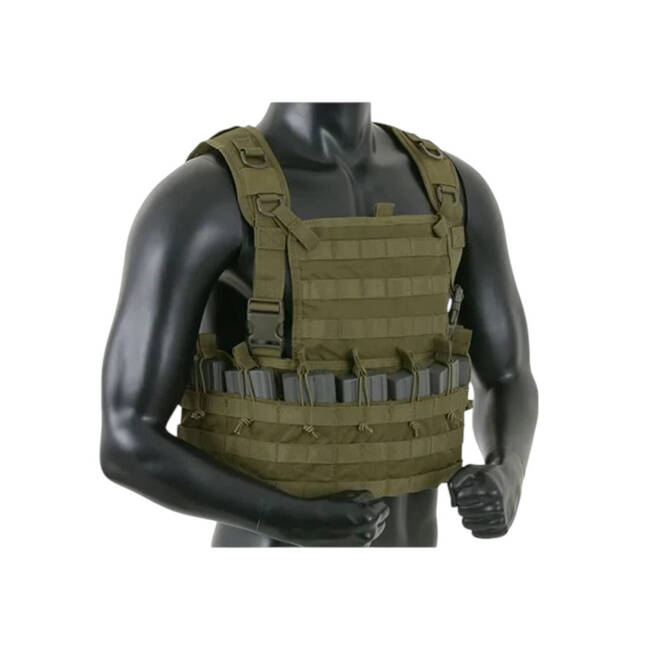 8FIELDS OLIVE CHEST RIG TACTICAL VEST