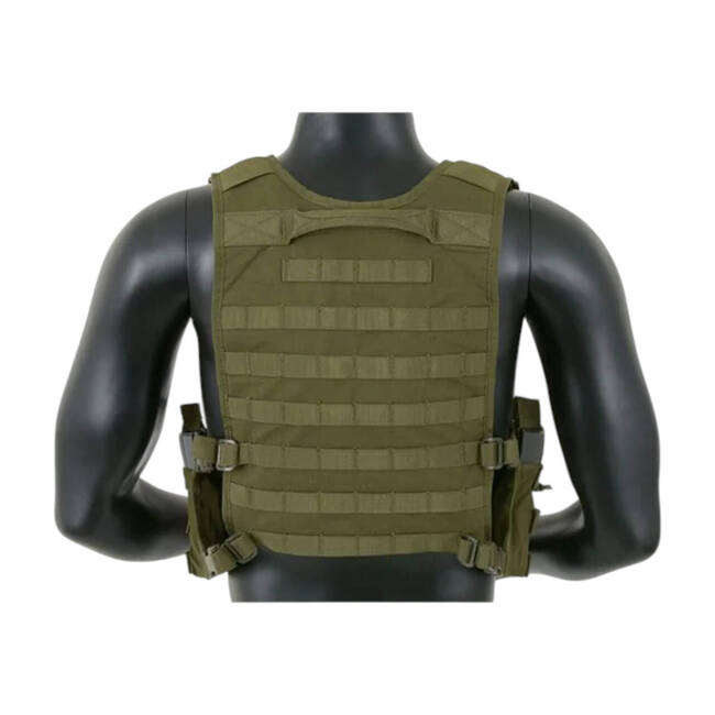 8FIELDS OLIVE CHEST RIG TACTICAL VEST