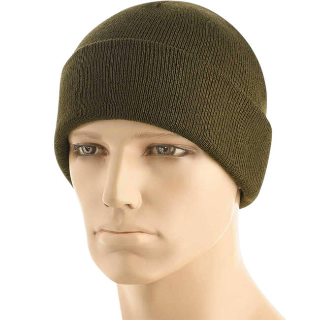 ACRYLIC FABRIC KNITTED WATCH CAP - DARK OLIVE - M-TAC