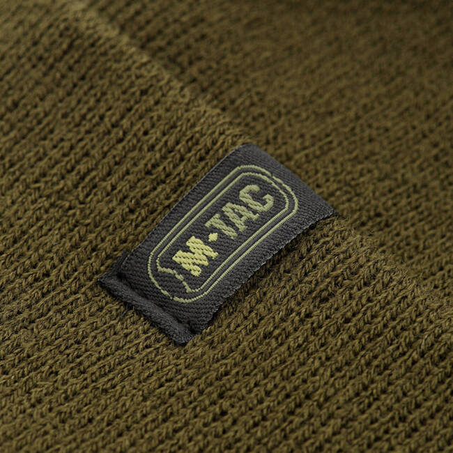 ACRYLIC FABRIC KNITTED WATCH CAP - DARK OLIVE - M-TAC