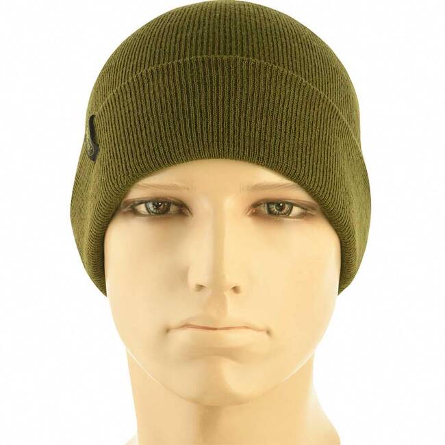 ACRYLIC FABRIC KNITTED WATCH CAP - OLIVE - M-TAC