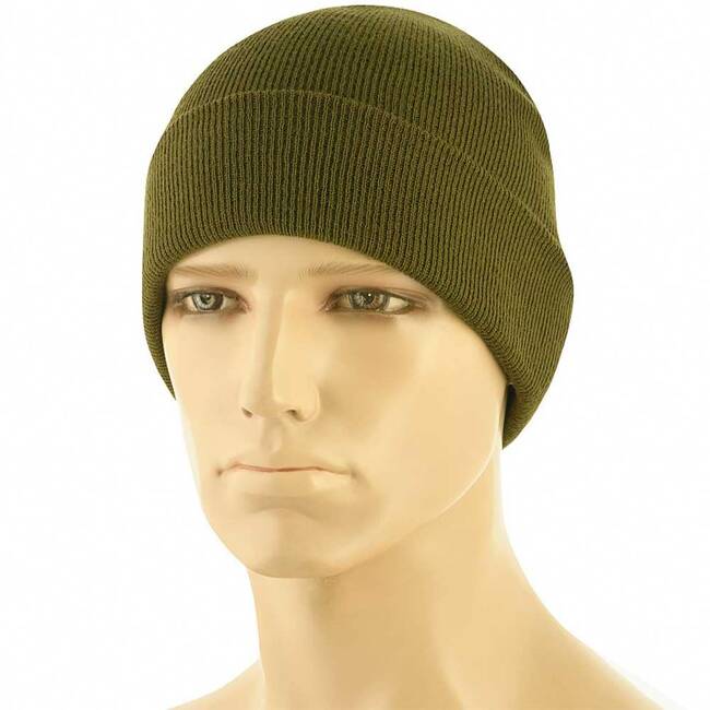 ACRYLIC FABRIC KNITTED WATCH CAP - OLIVE - M-TAC