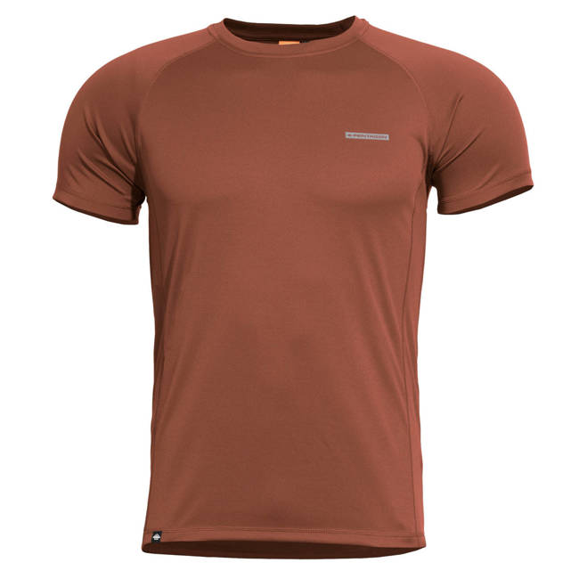 ACTIVITY T-SHIRT - "BODY SHOCK" - Pentagon® - MAROON RED