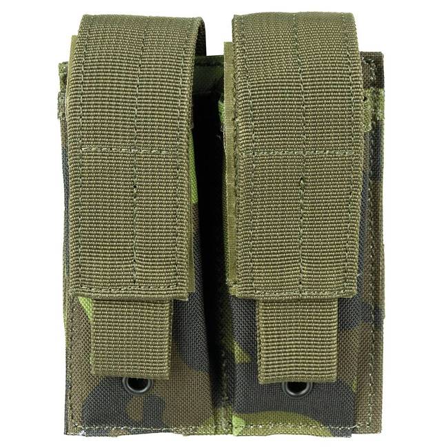 AMMO POUCH DOUBLE SMALL "MOLLE" - M95 CZ CAMO - MFH