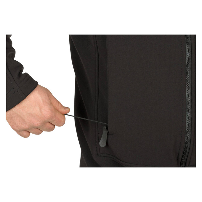 AUDAX SOFTSHELL JACKET - BLACK - CLAWGEAR