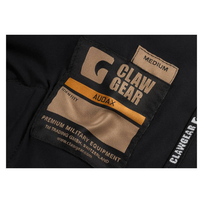 AUDAX SOFTSHELL JACKET - BLACK - CLAWGEAR