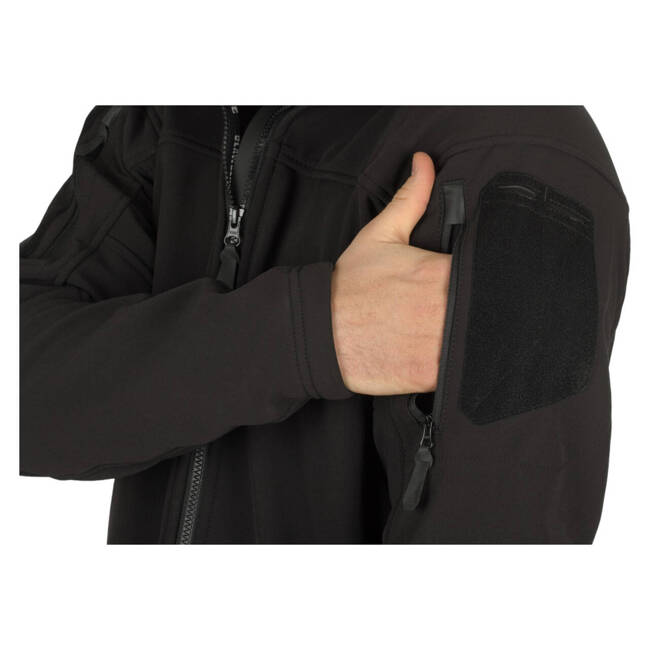 AUDAX SOFTSHELL JACKET - BLACK - CLAWGEAR