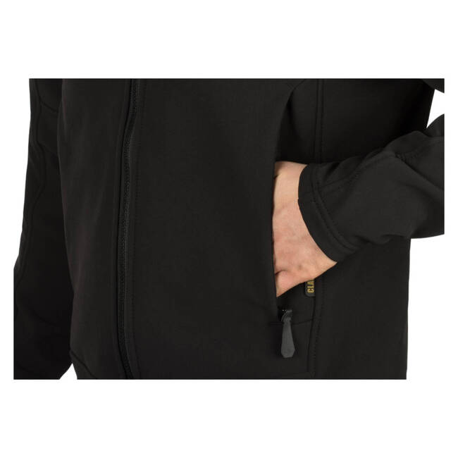 AUDAX SOFTSHELL JACKET - BLACK - CLAWGEAR