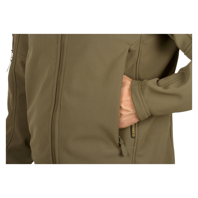 AUDAX SOFTSHELL JACKET - RAL7013 - CLAWGEAR