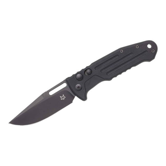 AUTOMATIC KNIFE NEW SMARTY CLIPPOINT ALL BLACK - FOX KNIVES