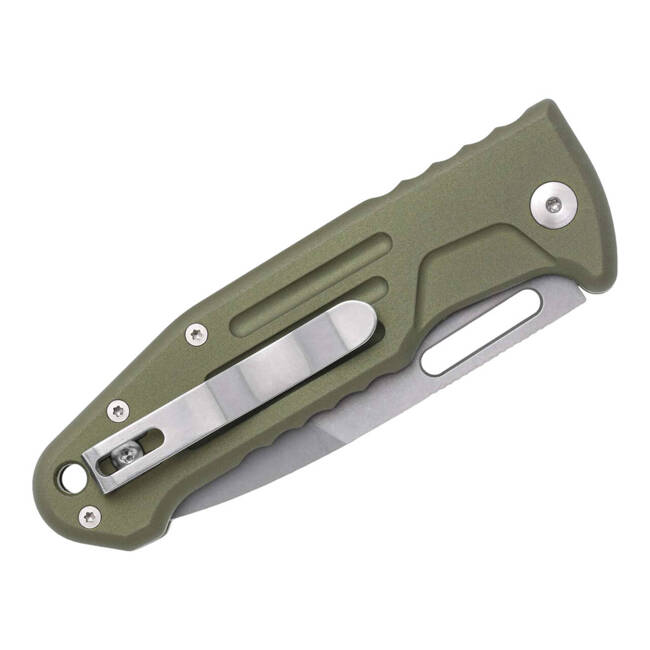 AUTOMATIC KNIFE NEW SMARTY SPEARPOINT OD GREEN - FOX KNIVES