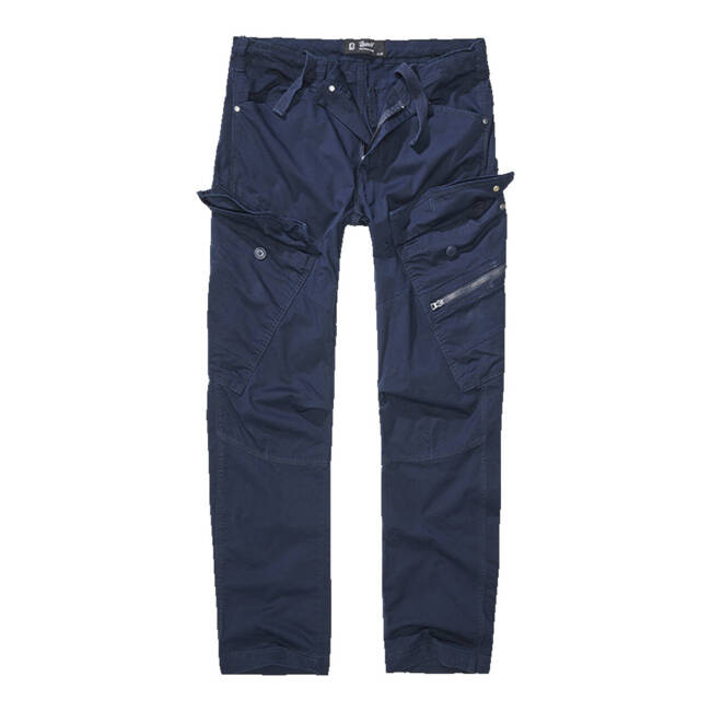 Adven Slim Fit Trousers navy blue