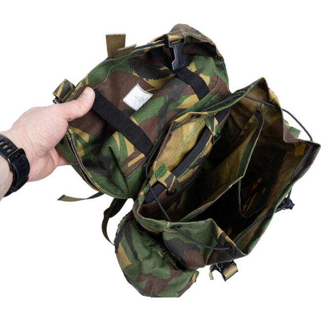 BACKPACK SEYNTEX DUTCH DAY PACK - 35L - DPM CAMO - MILITARY SURPLUS DUTCH ARMY - LIKE NEW