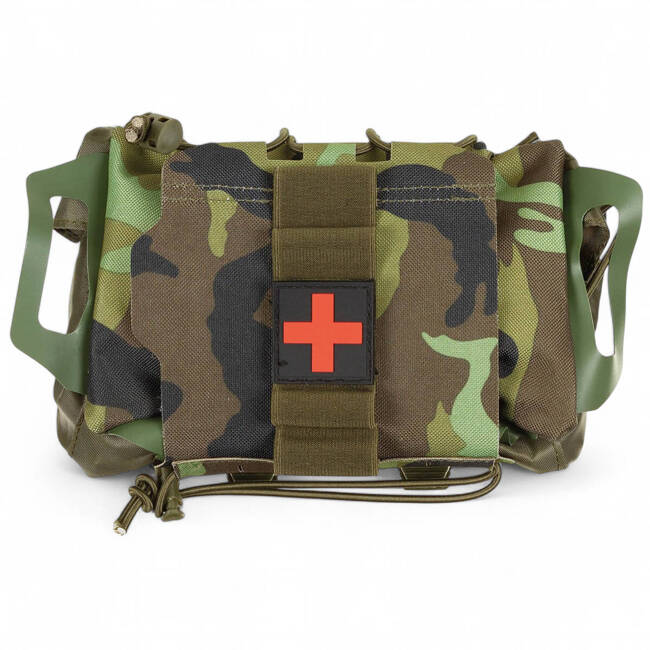 BAG, POUCH - FIRST AID -TACTICAL IFAK - MFH - BLACK