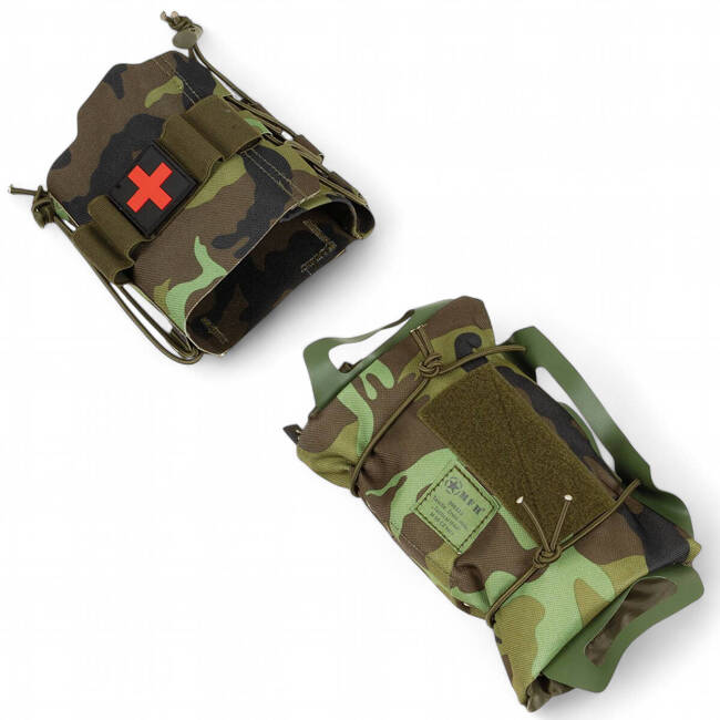 BAG, POUCH - FIRST AID -TACTICAL IFAK - MFH - CZ CAMO