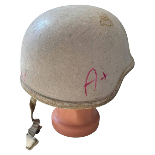 BALLISTIC HELMET PASGT - MILITARY SURPLUS ROMANIAN ARMY - BEIGE - DECO