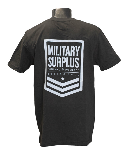 BASIC MAGNUM T-SHIRT "MILITARY SURPLUS" - BLACK