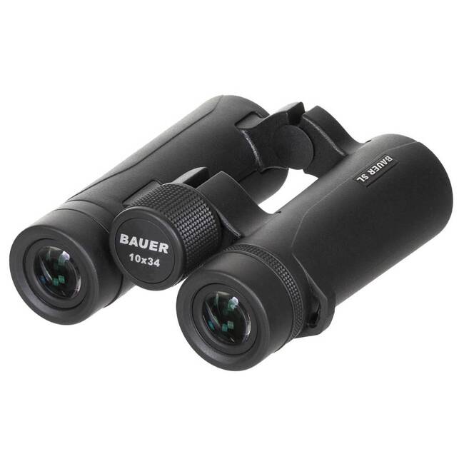 BAUER SL Binoculars, OUTDOOR WATER RESISTANT - 10 X 34 - BLACK - MFH