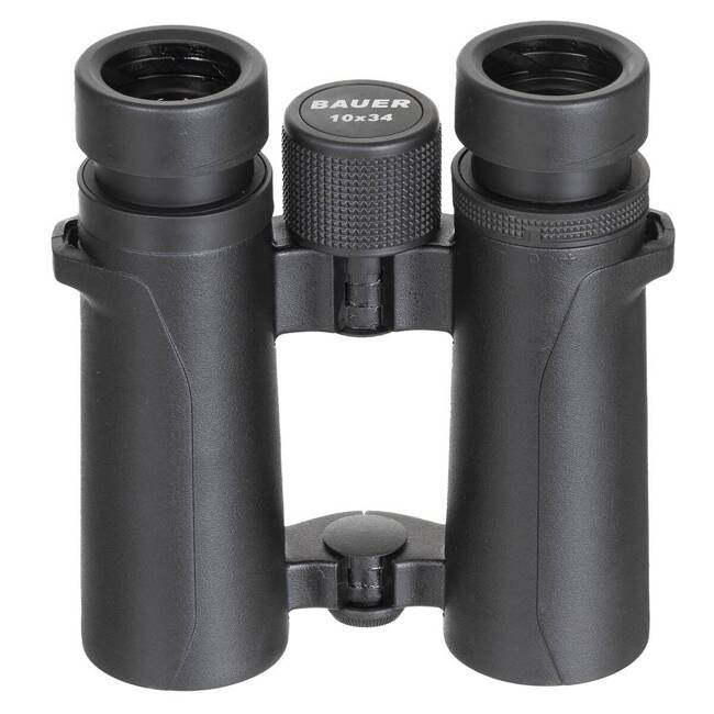 BAUER SL Binoculars, OUTDOOR WATER RESISTANT - 10 X 34 - BLACK - MFH