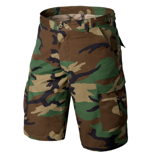 BDU SHORTS, BERMUDAS - COTTON RIPSTOP - Helikon-Tex® - US WOODLAND