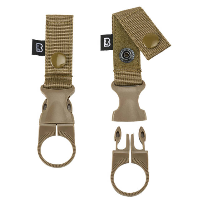 BELT HOLDER FOR BOTTLE - MOLLE - 2 PCS - CAMEL - BRANDIT 