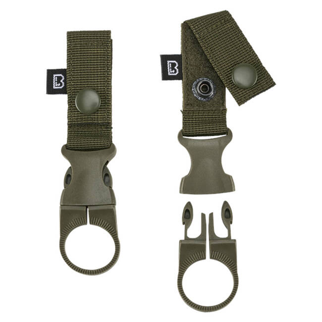 BELT HOLDER FOR BOTTLE - MOLLE - 2 PCS - OLIVE - BRANDIT 