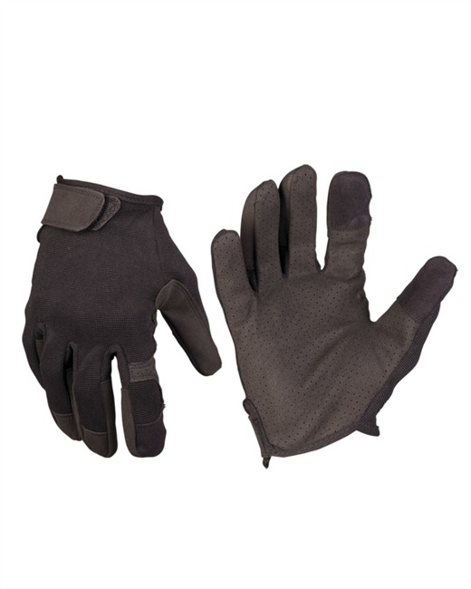 BLACK COMBAT TOUCH GLOVES