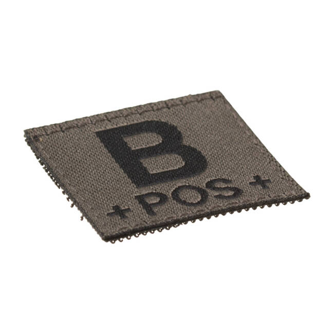 BLOOD GROUP PATCH - B POS - RAL7013 - CLAWGEAR