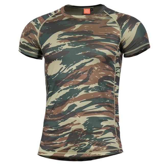 BODY SHOCK ACTIVITY T-SHIRT - PENTAGON® - GR CAMO (Greek Lizard)