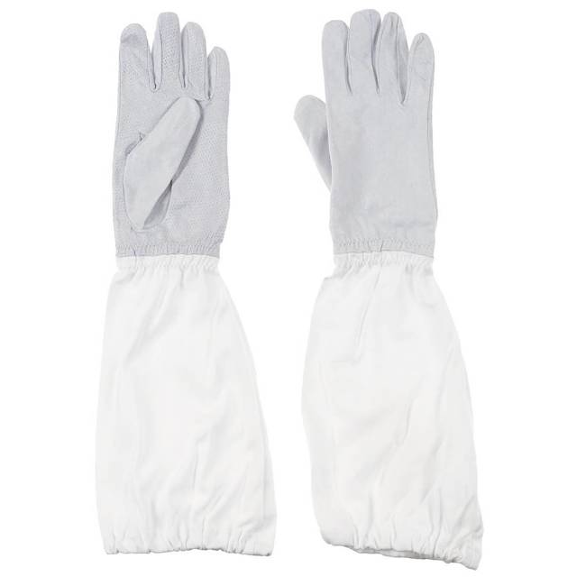 BRITISH WHITE GLOVES FR (LEATHER/TEXTILE) - LIKE NEW