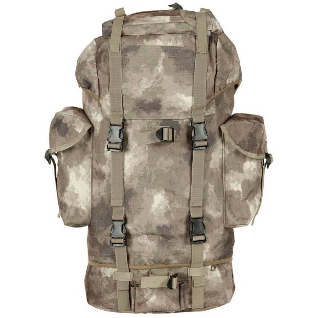 BW COMBAT BACKPACK - ALUMINIUM ROD - 65 L - MFH® - HDT CAMOUFLAGE