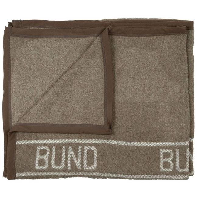 BW Wool Blanket - Brown - Replica 