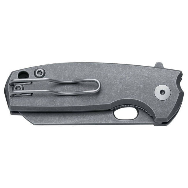 Baby Core Acid SW Titanium Grey Pocket Knife - Fox Knives