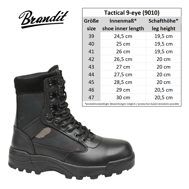 Brandit Tactical Boots - Darkcamo