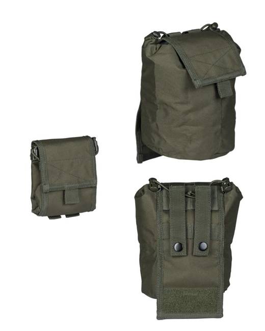COLLAPSIBLE EMPTY SHELL POUCH - Mil-Tec® - OD