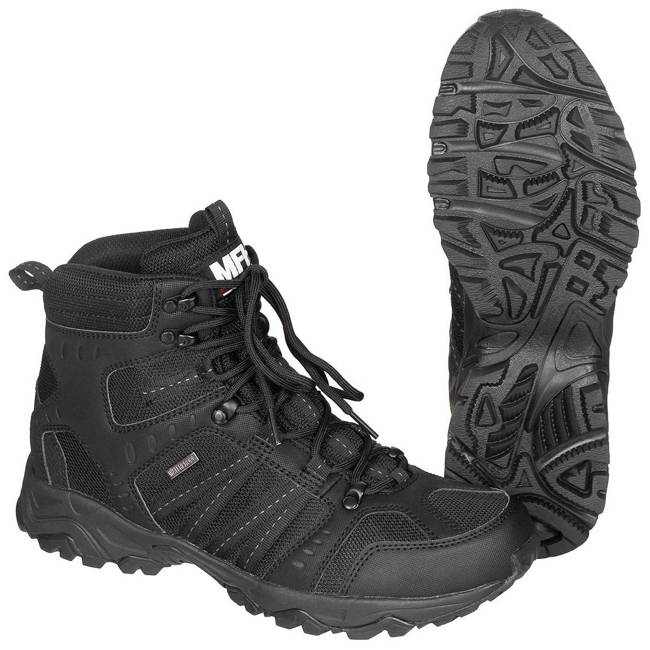 COMBAT BOOTS -  "TACTICAL" - MFH® Professional - BLACK