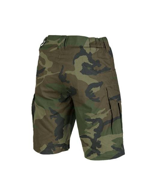 COTTON ASSAULT SHORTS RIPSTOP - MIL-TEC® - WOODLAND